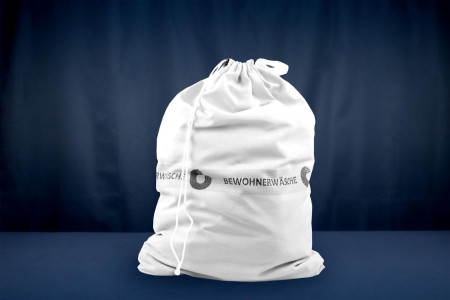 Bewohnerwaeschesack 01 weiss blau